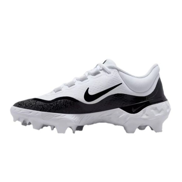 NIKE ALPHA HUARACHE ELITE 4 LOW MCS BASEBALL CLEATS WHITE Size 10.5 [FD6255-101] - Picture 3 of 8